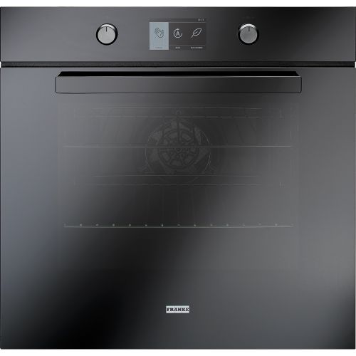 ΦΟΥΡΝΟΣ ΚΟΥΖΙΝΑΣ FRANKE Crystal Plus Black CR 982 M BK DCT TFT Μαύρο Κρύσταλλο